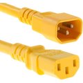 Unirise Usa 10Ft Yellow C13-C14 Pdu/ Server Ultra Flexible Power Cord, Svt,  PWRC13C1410FYLW